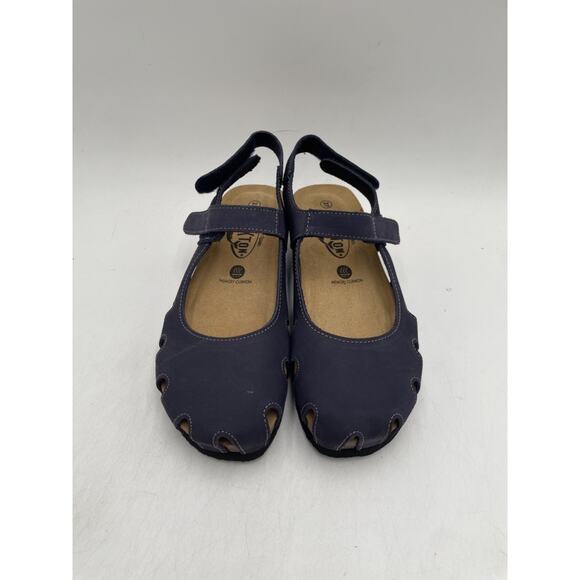 Plakton AMY BLU 01 826140 Women's NEW Closed-Toe Sandal Navy Blue EU Size 37 - Picture 6 of 11
